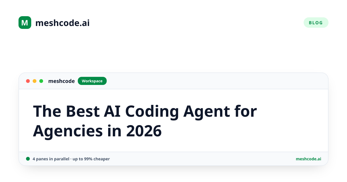 The Best AI Coding Agent for Agencies in 2026