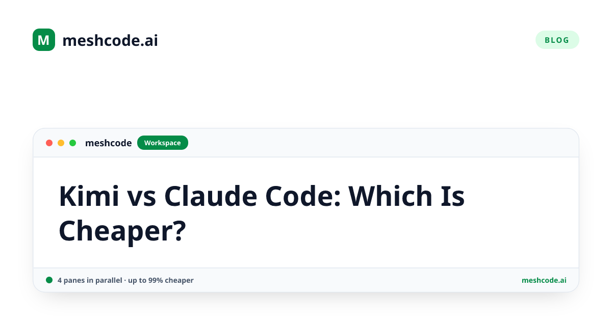 Kimi vs Claude Code: Which Is Cheaper?