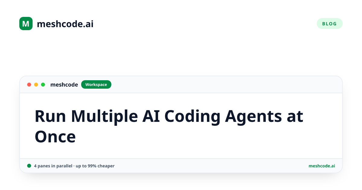 Run Multiple AI Coding Agents at Once